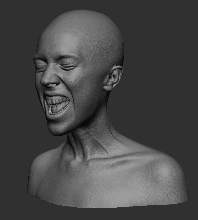 Escaneo 3D de expresión facial