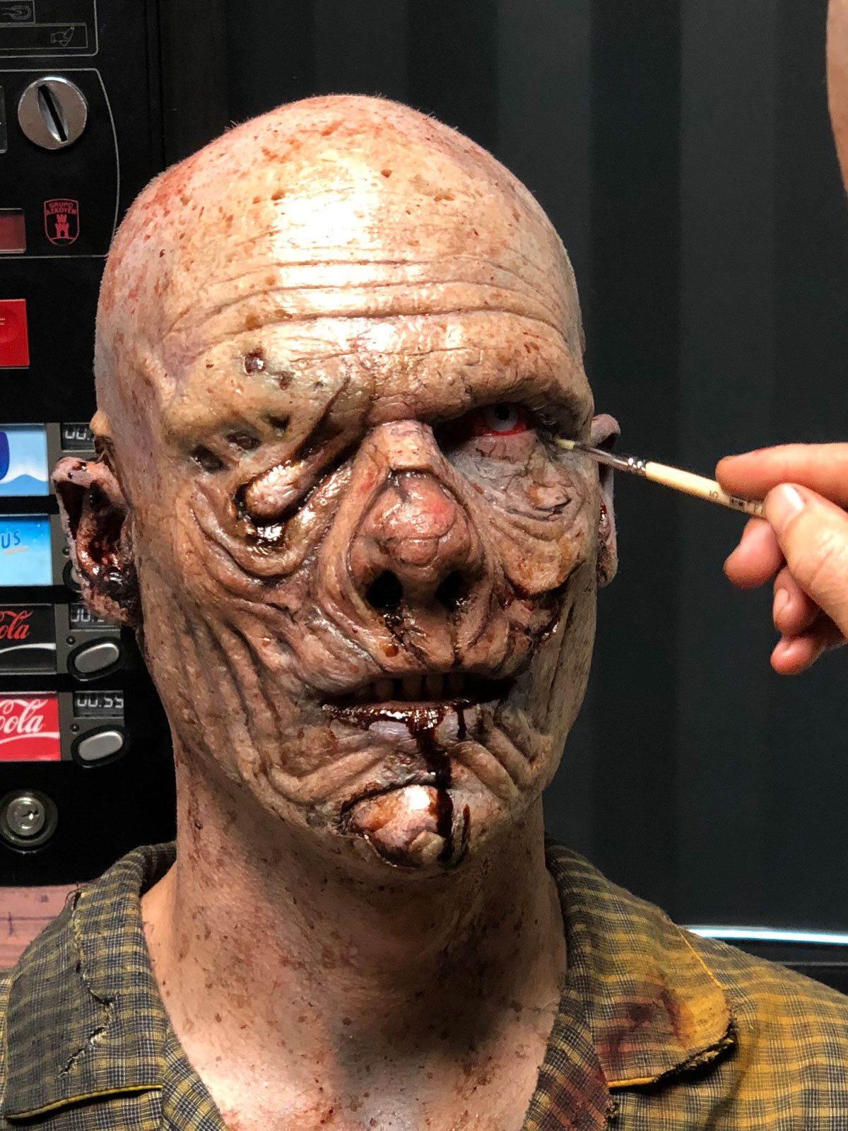 Maquillaje zombi para Vis a Vis
